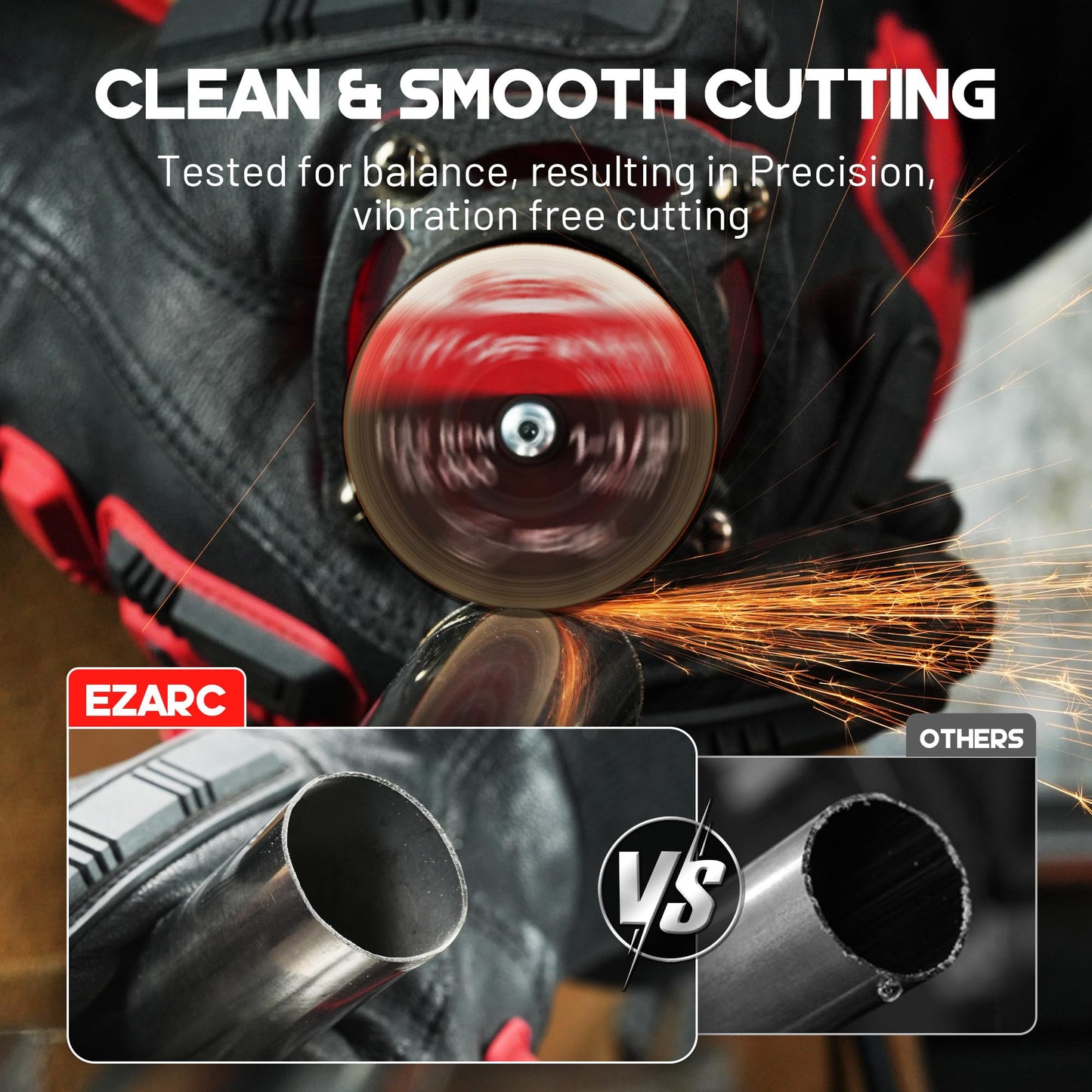 EZARC 38mm Cut-off Wheels Set - 32 Pieces, Cutting Discs for Rotary Tools, Precise Cuts, for Metal, Aluminum, Steel, and more - Includes 2 Mandrels