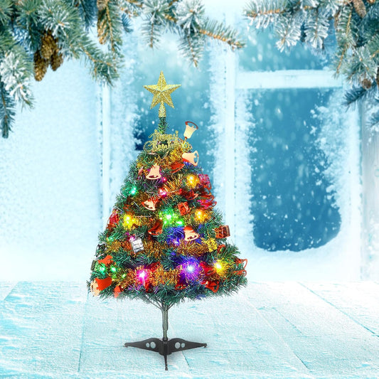 Christmas tree 60cm Christmas tree with lighting Artificial Christmas tree Fir tree for Christmas decoration Table decoration Shop window Office