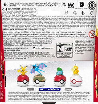 MEGA Pokémon Action Figure Building Toy Set, Pokeball 2-Pack, Pichu and Charmander with 40 pieces, for kids, HXP13