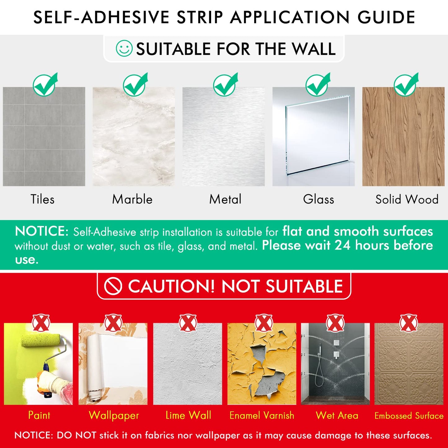 KES Towel Holder Without Drilling 60CM Towel Bar Stainless Steel SUS304 Self Adhesive Towel Rack Bathroom Brushed, BTH7300S60-2