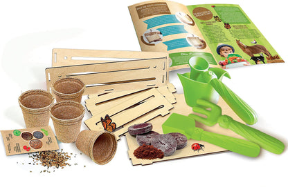 Clementoni Galileo Play for Future - My Garden Set, plant fan experiment kit, home science, botany & biology for kids 7+. 59207