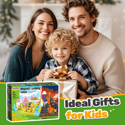 Magnetic building blocks - Build My Magnetic World Magic Portal Set, Magnetic Tiles Toddler Toys Outdoor Toys for Boys and Girls ages 3+, Creative Kids Games Children's Toys