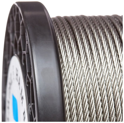 20 meters - 3mm stainless steel wire rope 7x7 V4A stainless steel wire rope railing rope.