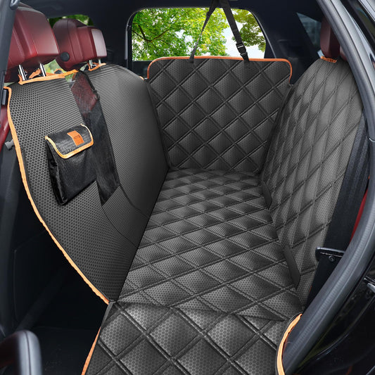 KYG dog blanket car back seat car seat cover dog rear seat waterproof & scratch-resistant car dog blanket back seat for cars and SUVs with side protection and window 135x175cm.