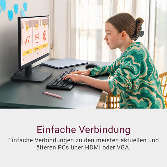 Dell 22 Monitor - SE2225HM, Full HD (1920x1080), 100Hz, VA, 5ms, VESA (100x100mm), HDMI, VGA, 3 year warranty, Black