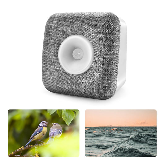 Satisure Birdsong Motion Sensor Box, Various Relaxing Bird Chirps & Forest Stream, Ocean Nature Sounds Soundbox