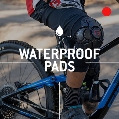 G-Form Pro-X3 Mountain Bike Knee Pads - Knee pads for men and women - Black/White, Youth S/M