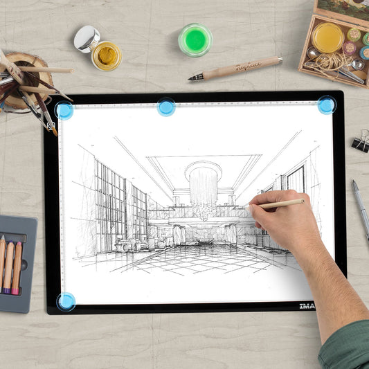 A3 LED Light Pad Lightbox with USB Cable Copy Board for Drawing Painting Sketching Animation Copying.
