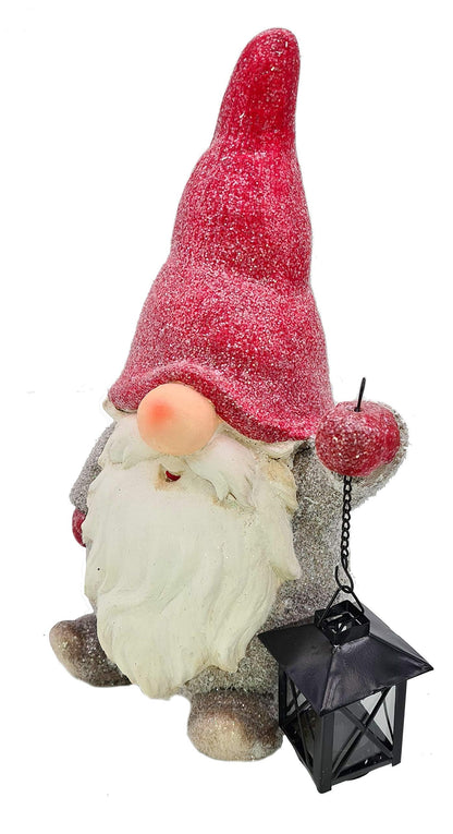 Elf Workshop Collection XXL Elf Figures Christmas 41cm with Lantern Outdoor Christmas Decoration