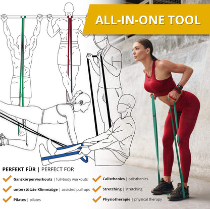 Fabric Textile Fitness Band: Pull Up Resistance Band + Training eBook - THE Latex Pull Up Resistance Band | Pull Up Support Pull Up Band Gymnastics Band Loop Sports Stretching Fitness Training Band Sport Band