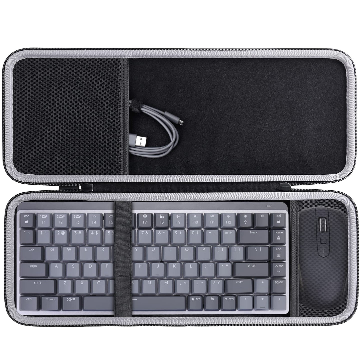 co2CREA Hard Case Cover for Logitech MX Mechanical Mini Wireless Keyboard and Anywhere 3S/Anywhere 3 Wireless Mouse Combo, Case Only.