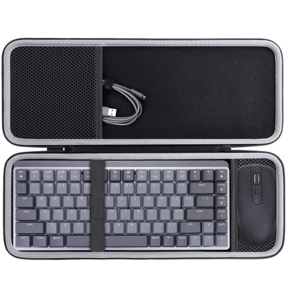 co2CREA Hard Case Cover for Logitech MX Mechanical Mini Wireless Keyboard and Anywhere 3S/Anywhere 3 Wireless Mouse Combo, Case Only.