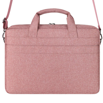 DOMISO 17 inch Laptop Bag Briefcase Shoulder Bag Business Waterproof Notebook Bag for 17-17.3" Notebook/Dell Inspiron/Lenovo IdeaPad/HP Envy/MSI GS73VR Stealth Pro/ASUS ROG, Pink