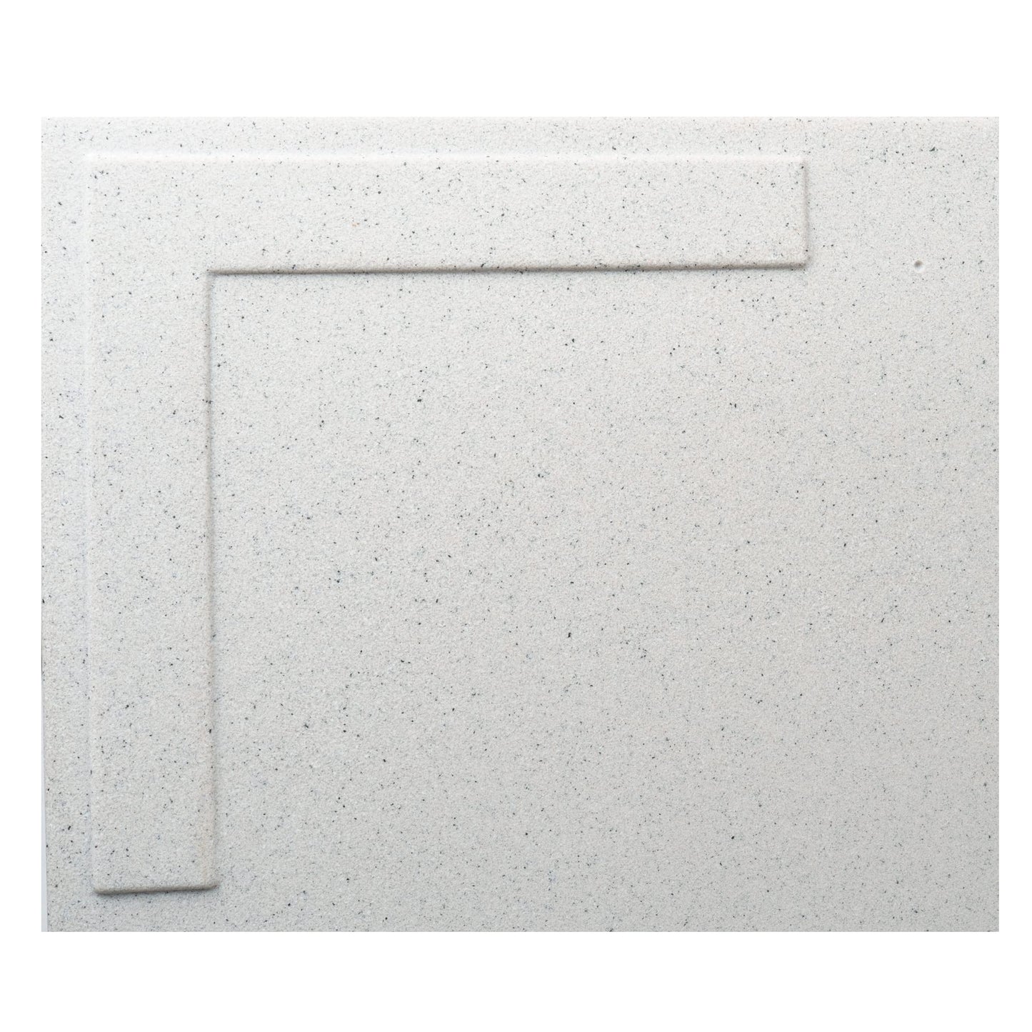 Planter pot CUBO 60 plastic flower pot, 60x60x60 cm (L/W/H), Color: terrazzo matte