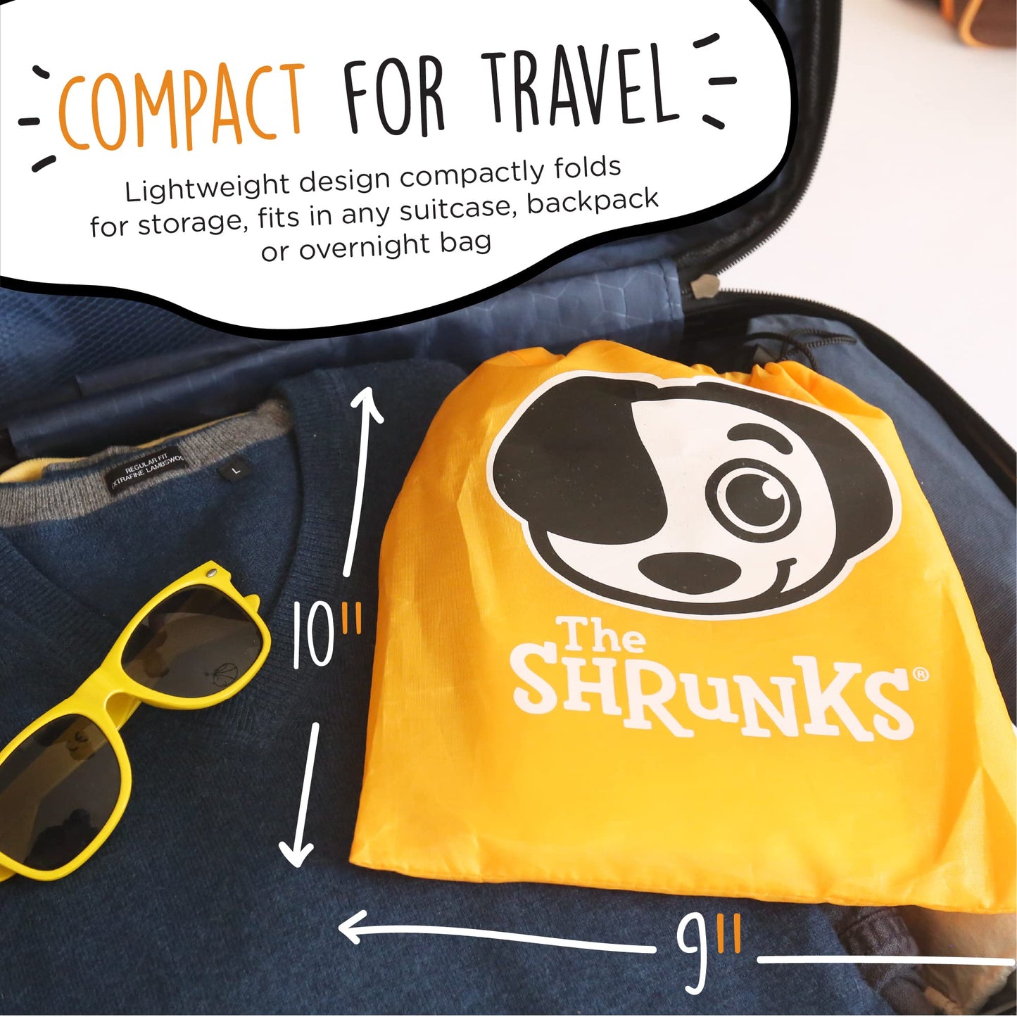 The Shrunks Inflatable Bed Rail Sleep Secure, 2 Count, White