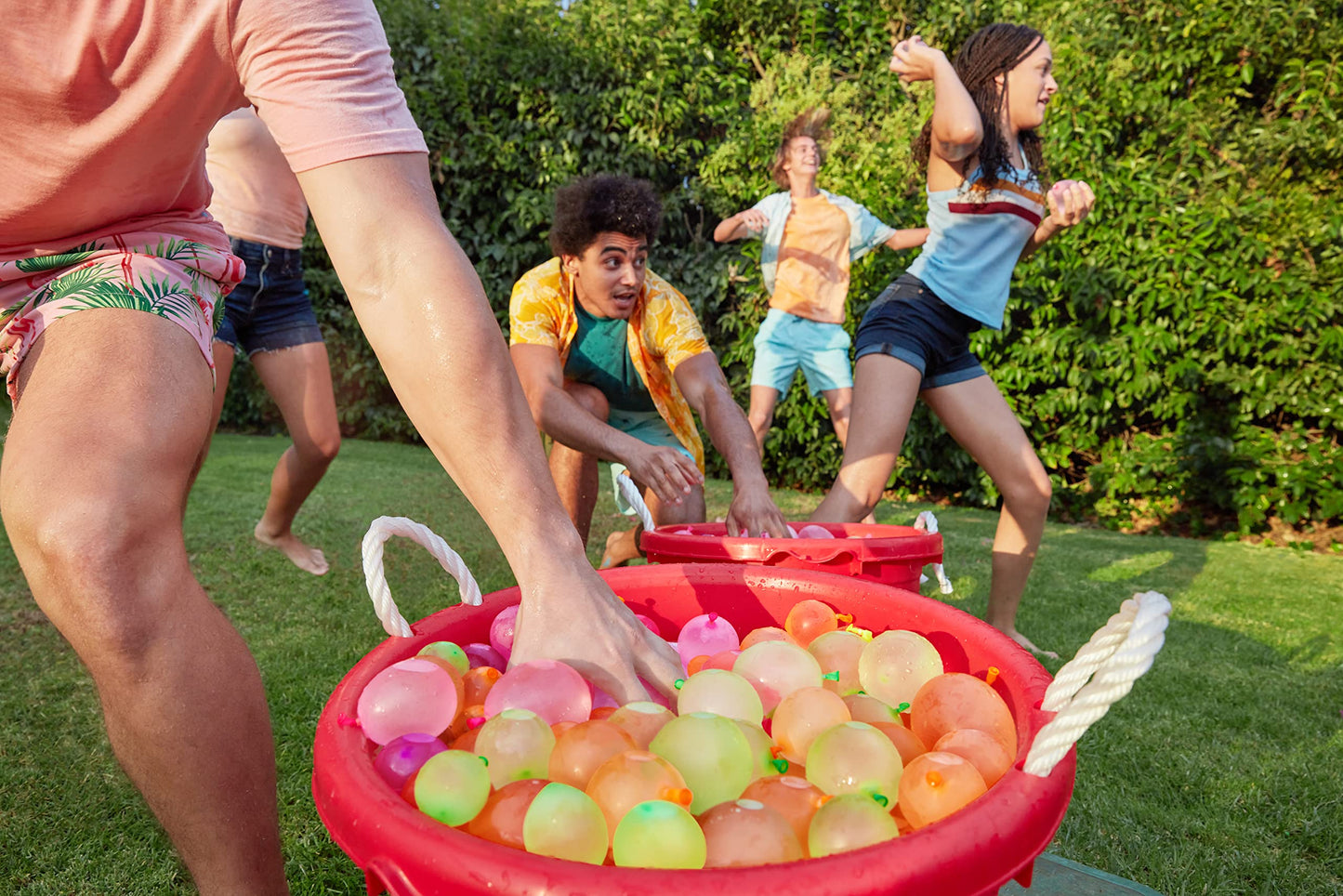 Bunch O Balloons Tropical Party 200+ quick-fill, self-sealing water balloons (6-pack)
