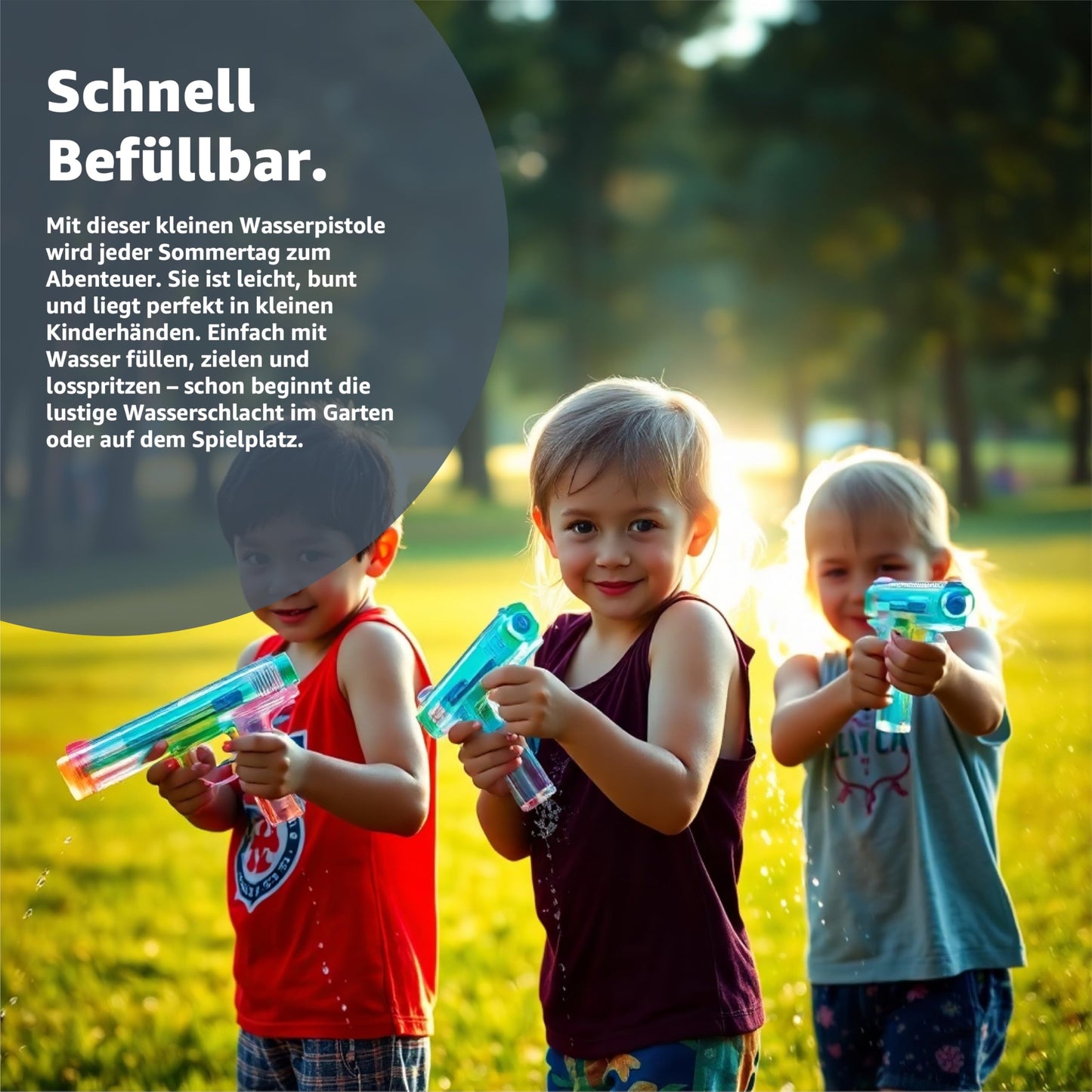 30x Water Gun 15 cm Set - Water Squirt Gun Small Mini Water for Kids as Party Favor, Kids Birthday, Giveaway (30x Pieces - 15 cm)
