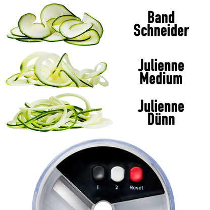 Vegetable slicer mandolin vegetable cutter - vegetable slicer cucumber slicer onion slicer potato slicer fruit slicer - grater for vegetables and cheese - julienne slicer (All-in-1 White)