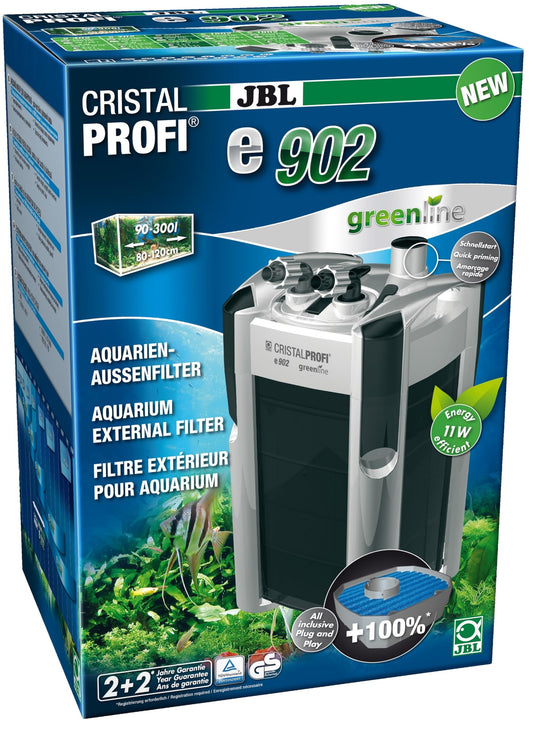 JBL CristalProfi e902 greenline external filter for aquariums