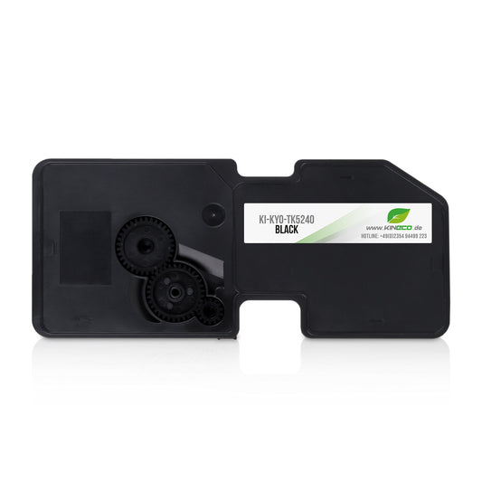 Kineco 5X toner replaces TK5240 2X bk 1x CMY multipack for Kyocera Ecosys M5526cdw P5026cdn.