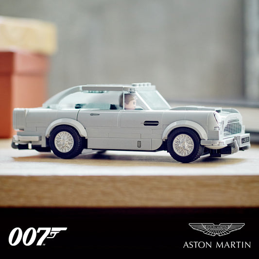 LEGO Speed Champions 007 Aston Martin DB5 76911 - Building Toy Set with James Bond Minifigurine and Car Model Kit for Kids and Teens, Expand Your Collection, Great Gift for Boys and Girls Age 8+