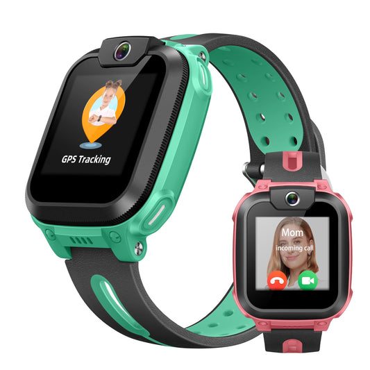 imoo Z1 Smartwatch for Kids Watch Phone, 4G Kids Smartwatch Phone with long-lasting video and phone call, GPS watch with real-time tracking and IPX8 waterproofing (Green)