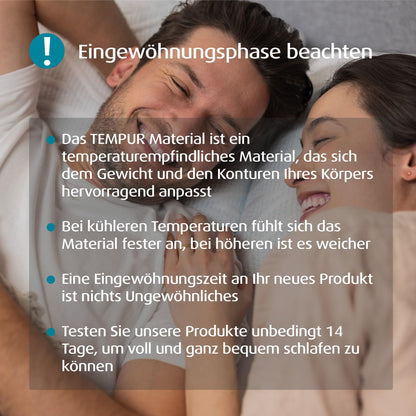 TEMPUR Comfort Air Soft sleeping pillow, breathable pillow for all sleeping positions, OEKO-TEX MADE IN GREEN, soft feel, 40 x 80 cm