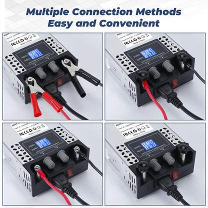 BOSYTRO Adjustable Power Supply 0-48V 0-12.5A 600W Switching Power Supply Transformer Power Supply 230v to 48v SMPS for LED strips, CCTV, 3D printers, radio, camera, lab power supply.