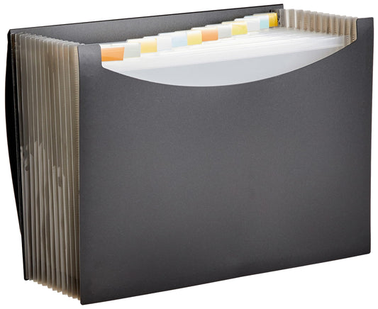 Amazon Basics A4 Document Folder, Black & OFFICE PRODUCTS Brochure Sleeves /100 pieces/Din A4