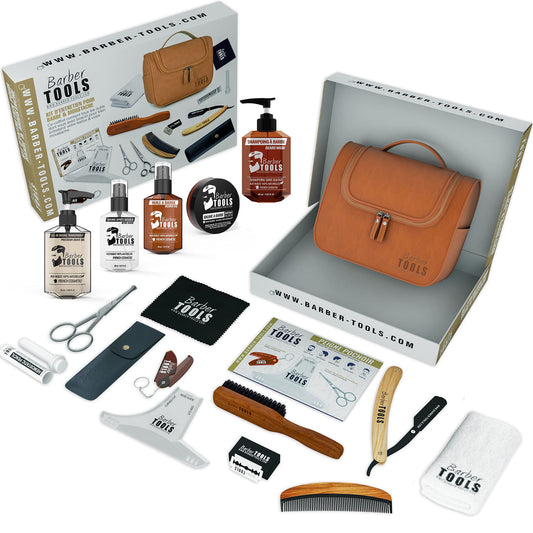 ✮ BARBER TOOLS ✮ Kit/Beard care set/Beard grooming set/Beard and shave | Cosmetics Made in France