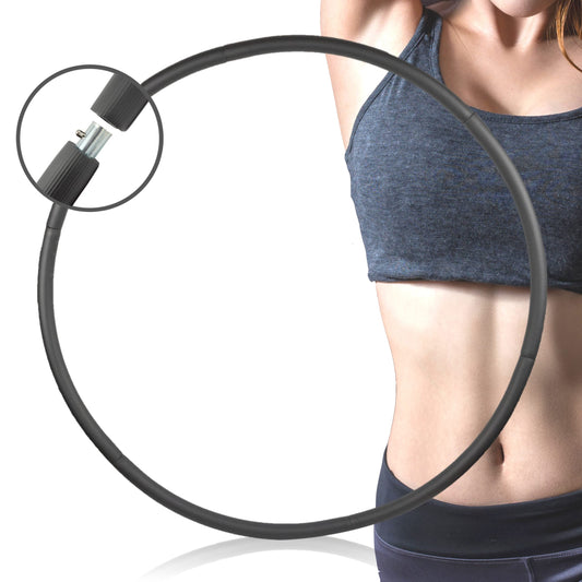 Mosswell Hula Hoop Fitness Ring - 1.2kg Gymnastics Hoop for Adults - Beginner-Friendly, includes Bag & Instructions