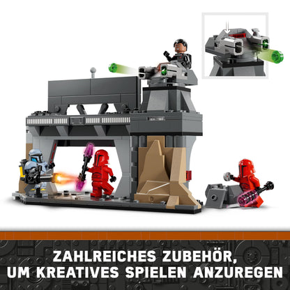 LEGO Star Wars: The Mandalorian Duel between Paz Vizsla and Moff Gideon, building toy for kids, gift idea for creative boys and girls aged 7+, Mandalorian toy 75386