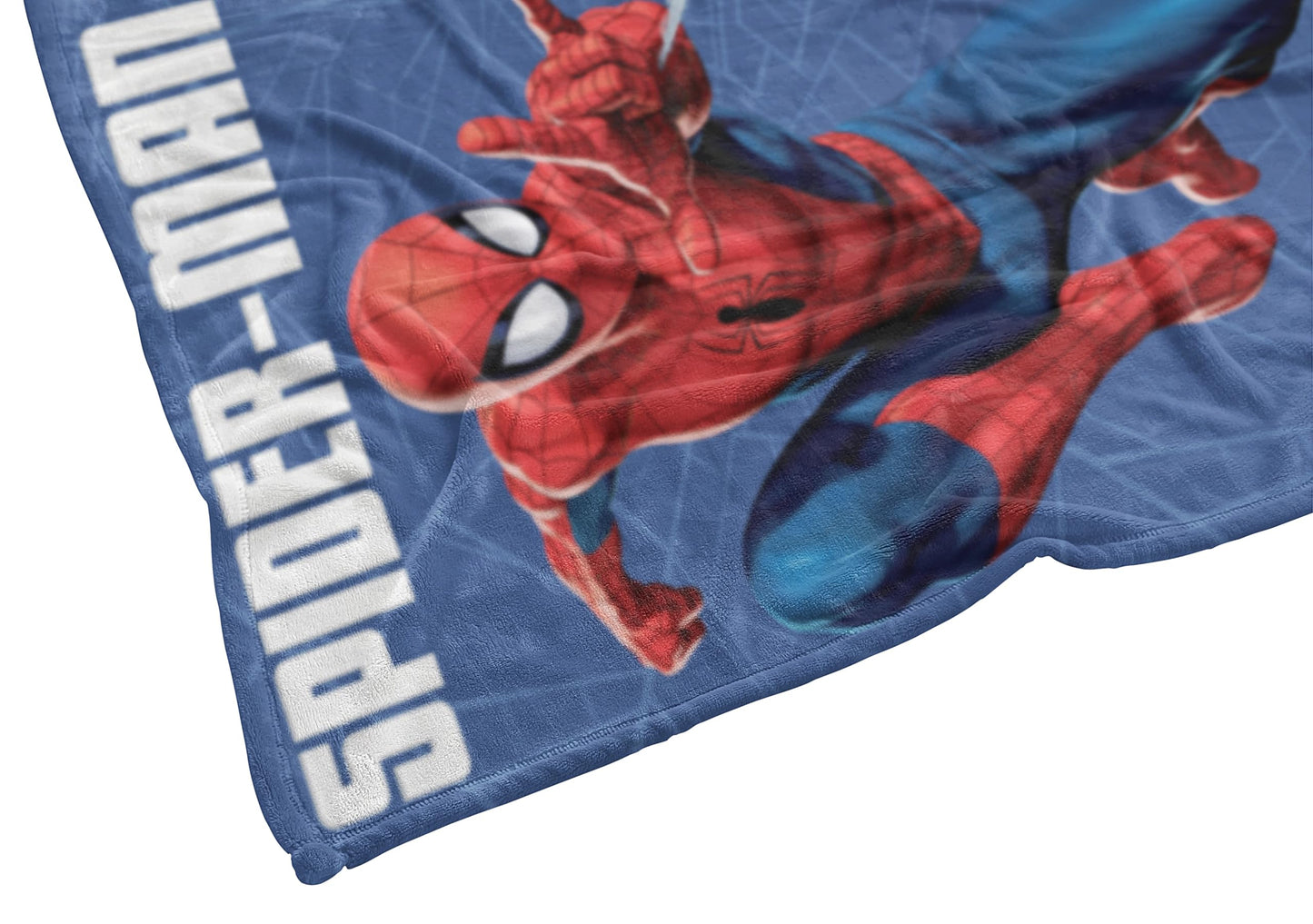 Disney Spiderman web fleece blanket, throw, super soft, bedding, gift for boys and kids, Marvel Hero.