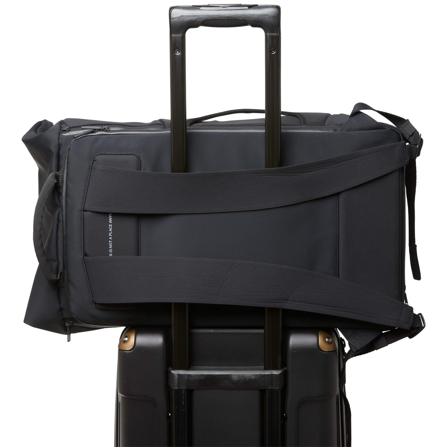 Salt Triplete Backpack made of nylon in the color black, with padded 16-inch tablet and laptop compartment, volume: 32L expandable to 37L, size: 32 x 21 x 56 cm, ZEN-SBP-001-858