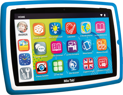 Lisciani Games LISCIANI-My Tab 10 Inch Tutor XL 2022, Kids 3-6 Years, Autonomous, Sensory Skills, Hand-Eye Coordination, Multicolor, 97043