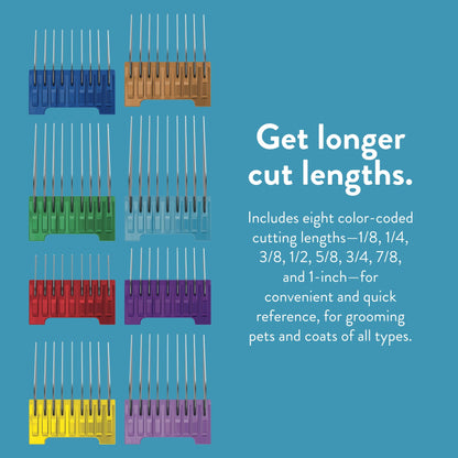 "WAHL Arco comb set, made of stainless steel"