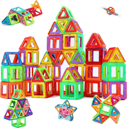 morkka Magnetic Building Blocks, Magnetic Toys Magnets Kids Magnetic Building Blocks Magnetic Toys Magnetic Games for Kids Gift from 3 4 5 6 7 8 Years Boy Girl Building Blocks Children's Toys (76 pcs)