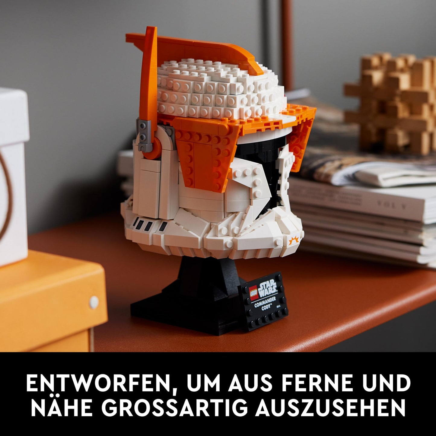 LEGO Star Wars Helmet Bundle: Captain Rex Helmet Set (75349) and Clone Commander Cody Helmet (75350), collector's items for adults, The Clone Wars memorabilia, collector's gift idea for him or her.