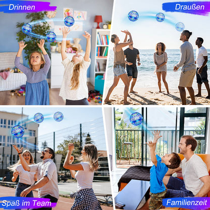 Small Flying Ball, orbi Boomerang Ball, kids toy for ages 6 and up with LED light, Hand Controlled Hover Ball gifts for boys and girls aged 6-12.