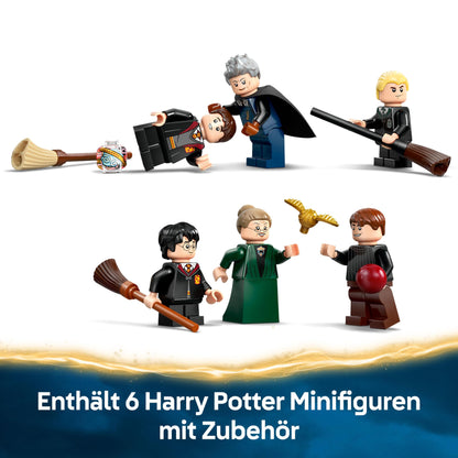 LEGO Harry Potter Hogwarts Castle: Flying Lessons adventure playset with 6 collectible minifigures, including Draco Malfoy & Professor McGonagall. Roleplay set for boys and girls ages 9+ 76447