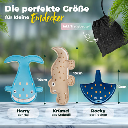 KIDVERSE Dive Toys for Kids - Tested water toys - Neoprene diving toys for kids - Colorful pool toys for learning to dive - Pool toys (sea animals)