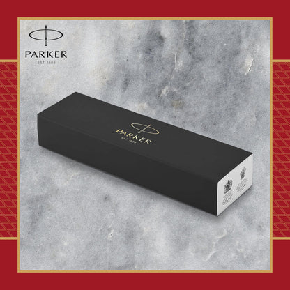 Parker IM Red Premium Lacquer Fountain Pen with Gold Trim | Fine nib and blue ink | Comes in a gift box