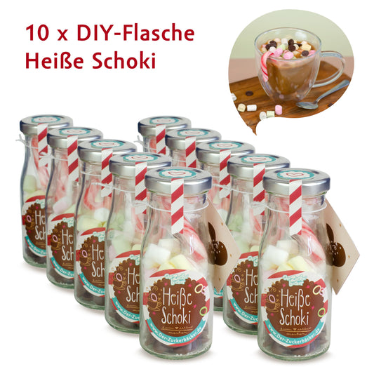 DIY Hot Chocolate 10-Piece Set - sweet gift ideas, hot chocolate kit for making your own.