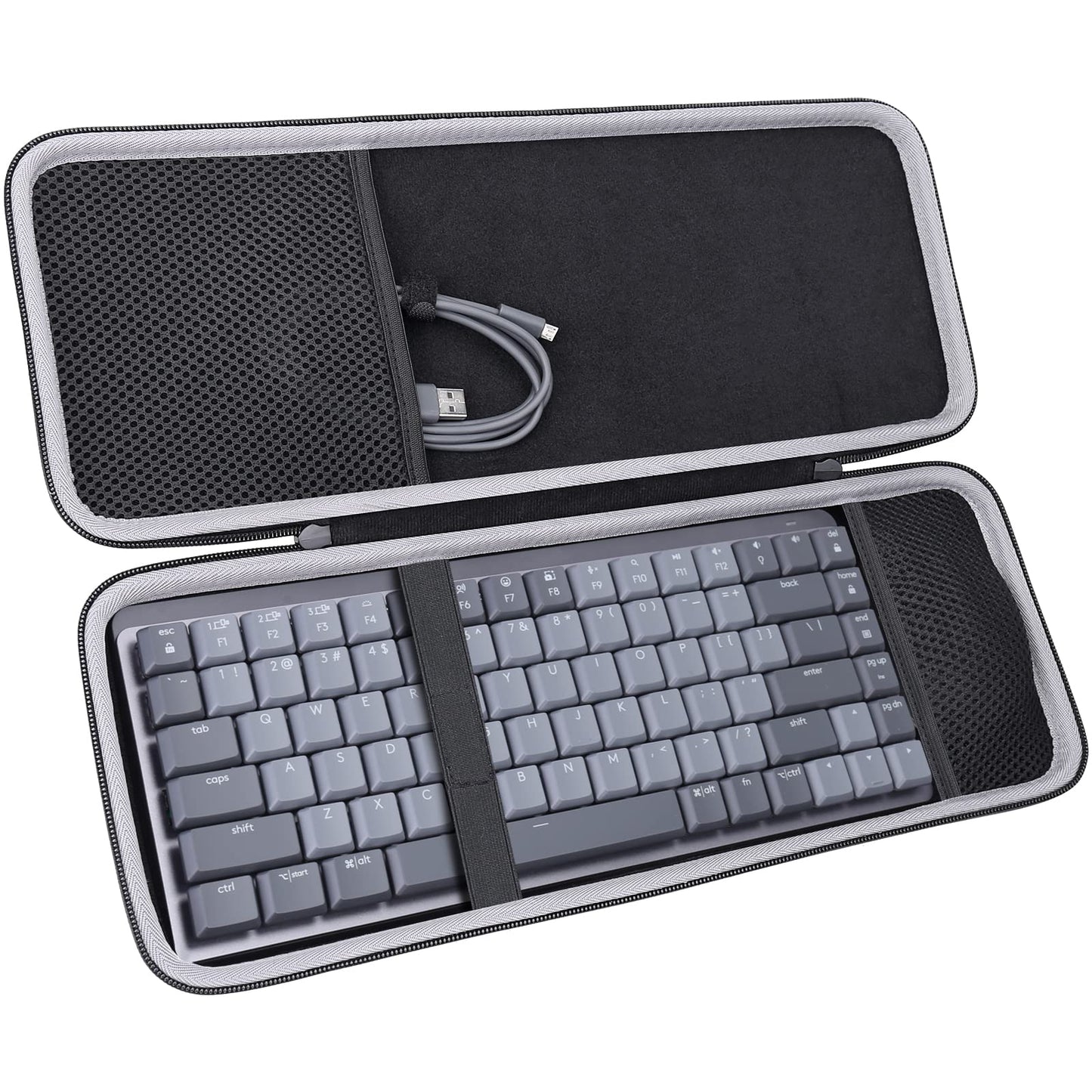 co2CREA Hard Case Cover for Logitech MX Mechanical Mini Wireless Keyboard and Anywhere 3S/Anywhere 3 Wireless Mouse Combo, Case Only.