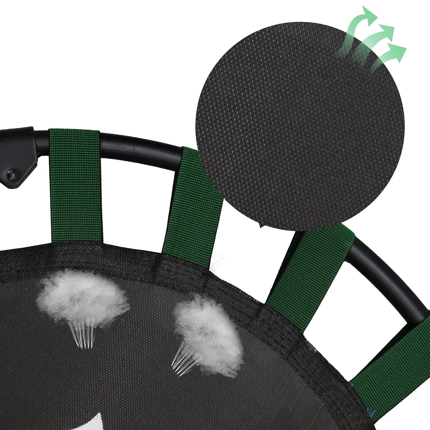 HOMCENT Kids Trampoline, 96 cm Mini Trampoline for Kids Indoor Outdoor Jumping Garden Trampolines