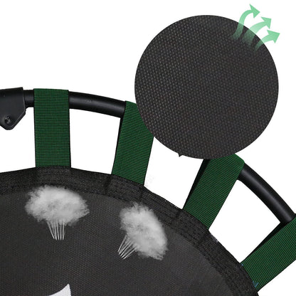 HOMCENT Kids Trampoline, 96 cm Mini Trampoline for Kids Indoor Outdoor Jumping Garden Trampolines