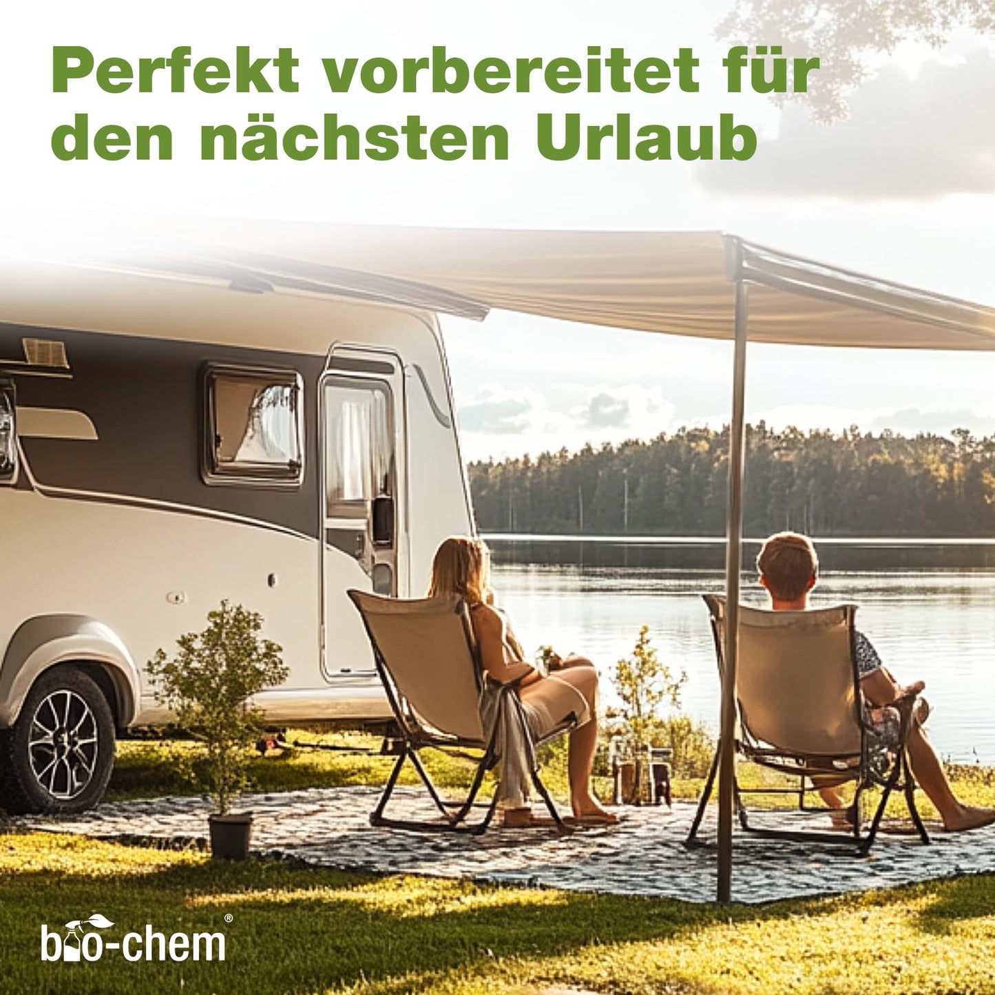 Bio-chem awning and awning cleaner - efficient special cleaner with deep action - ideal for awning, tent, sail, tarpaulin, gazebo, parasol - 3x 500 ml - Made in Germany