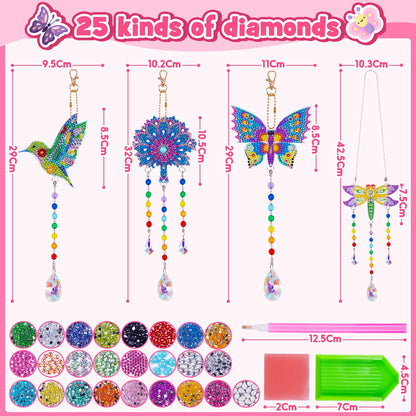 iKidiki craft sets for kids, gifts for 6, 7, 8, 9, and 10-year-old girls
