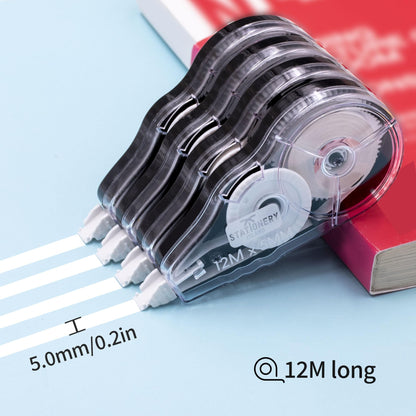 STATIONERY ISLAND 38-pack correction tape, 12m x 5mm mini correction mouse with cap, correction tape roller for school & office supplies.