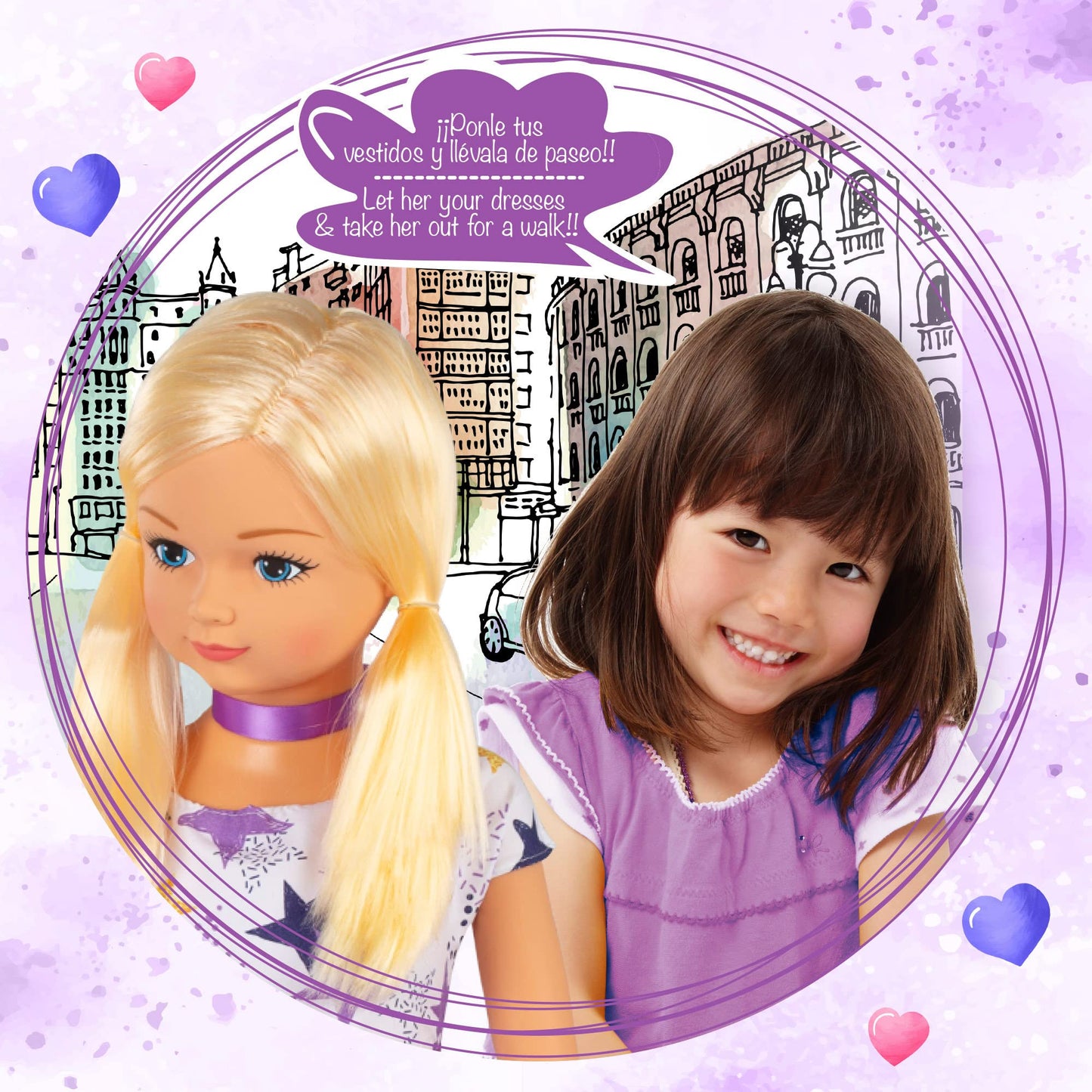 ColorBaby doll "Princess" doll 105 cm